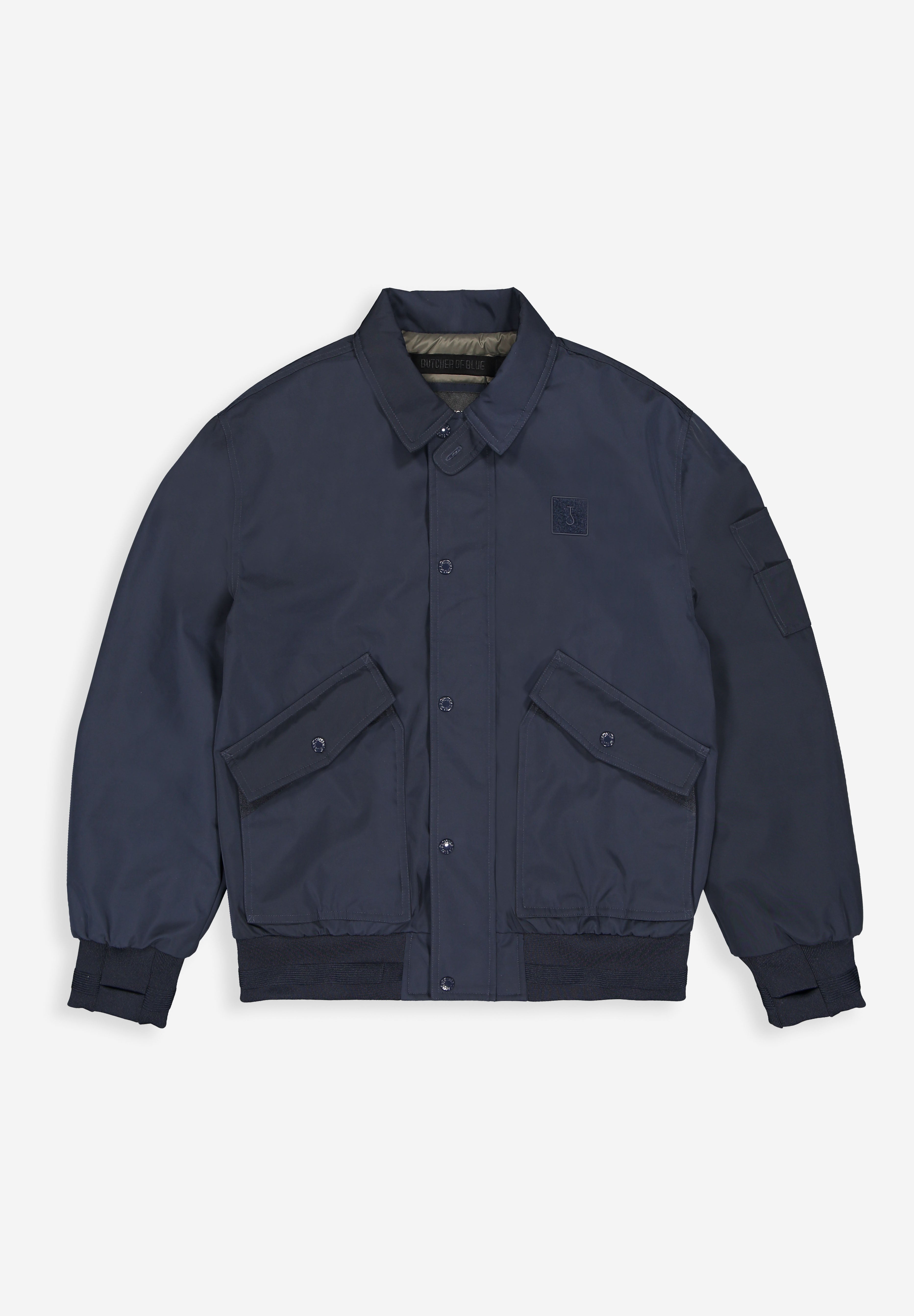 Butcher of blue Carlo Satin Flight Bomber