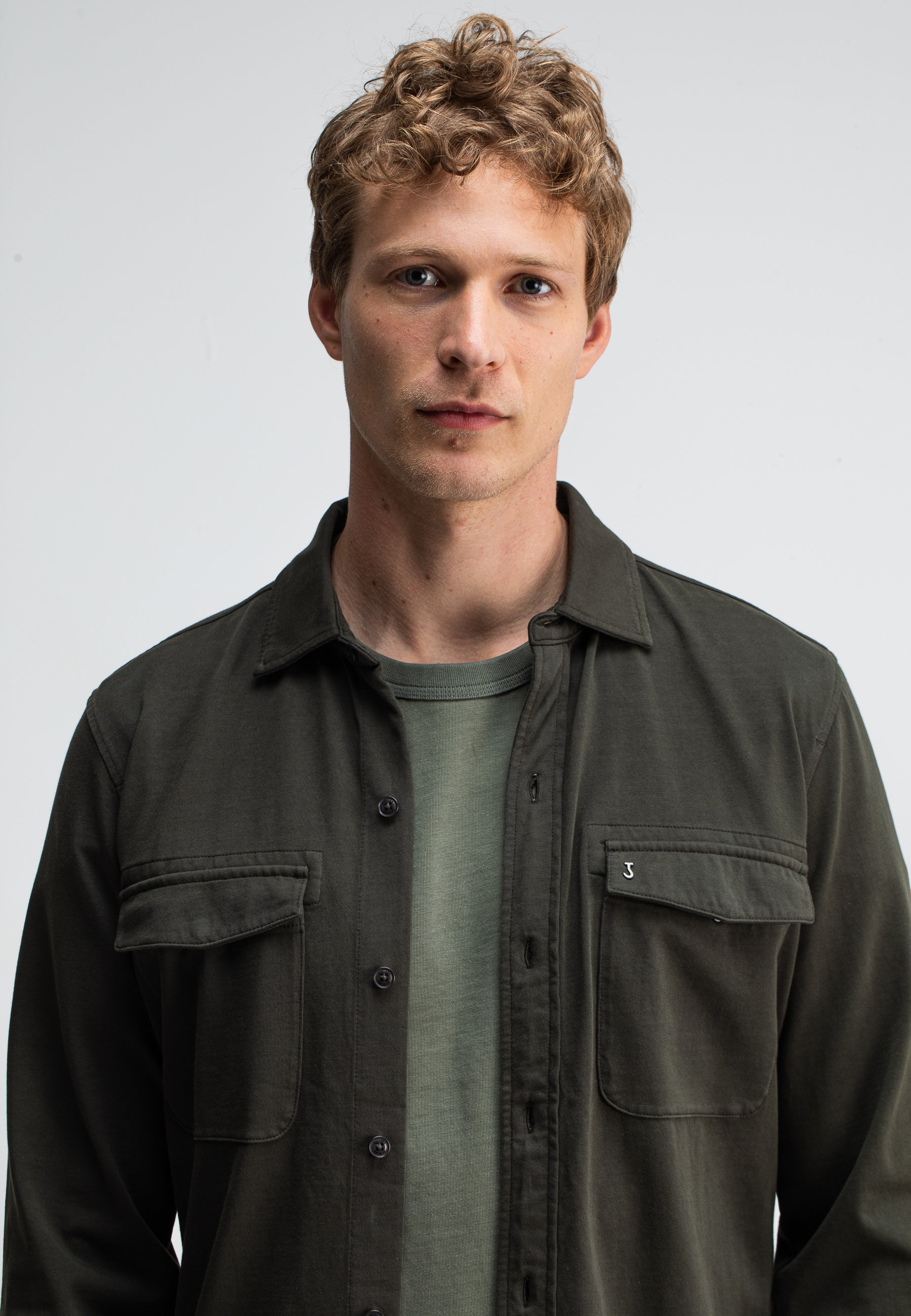 Butcher of blue Finn pocket jersey shirt
