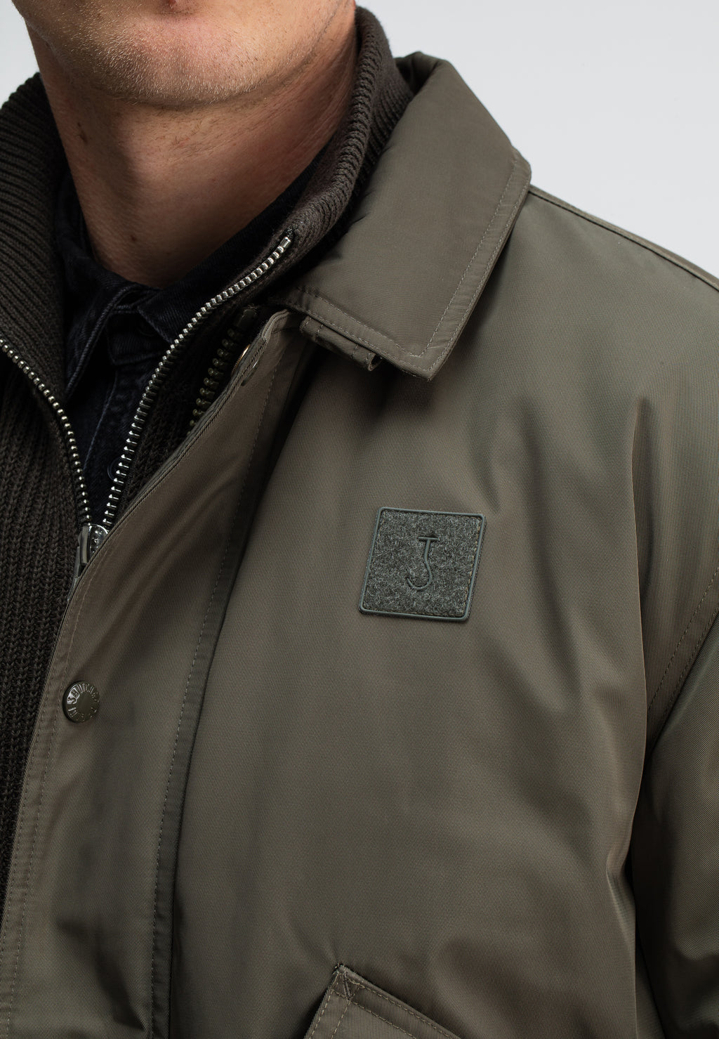 Butcher of blue Carlo Satin Flight Bomber