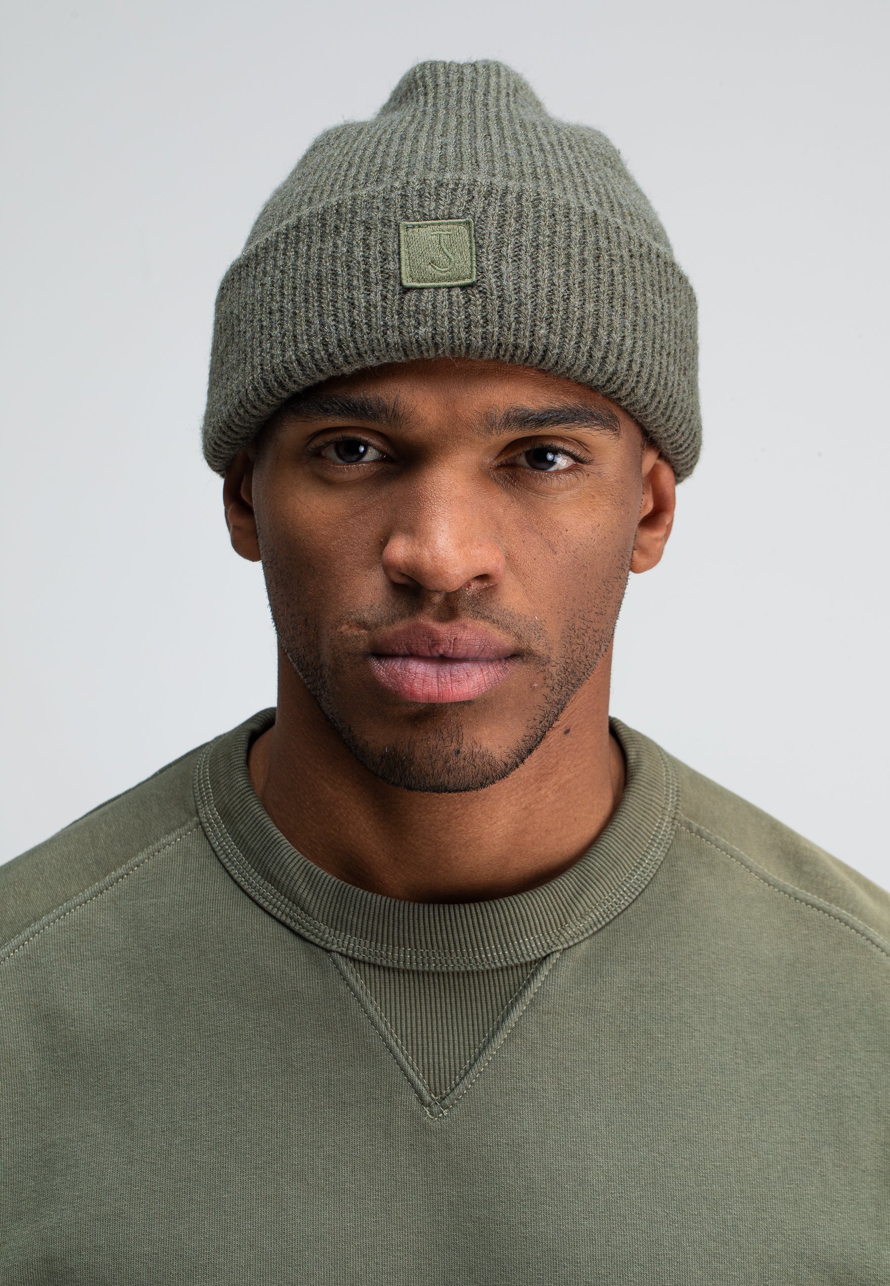 Butcher of blue Army Wool Hook Beanie