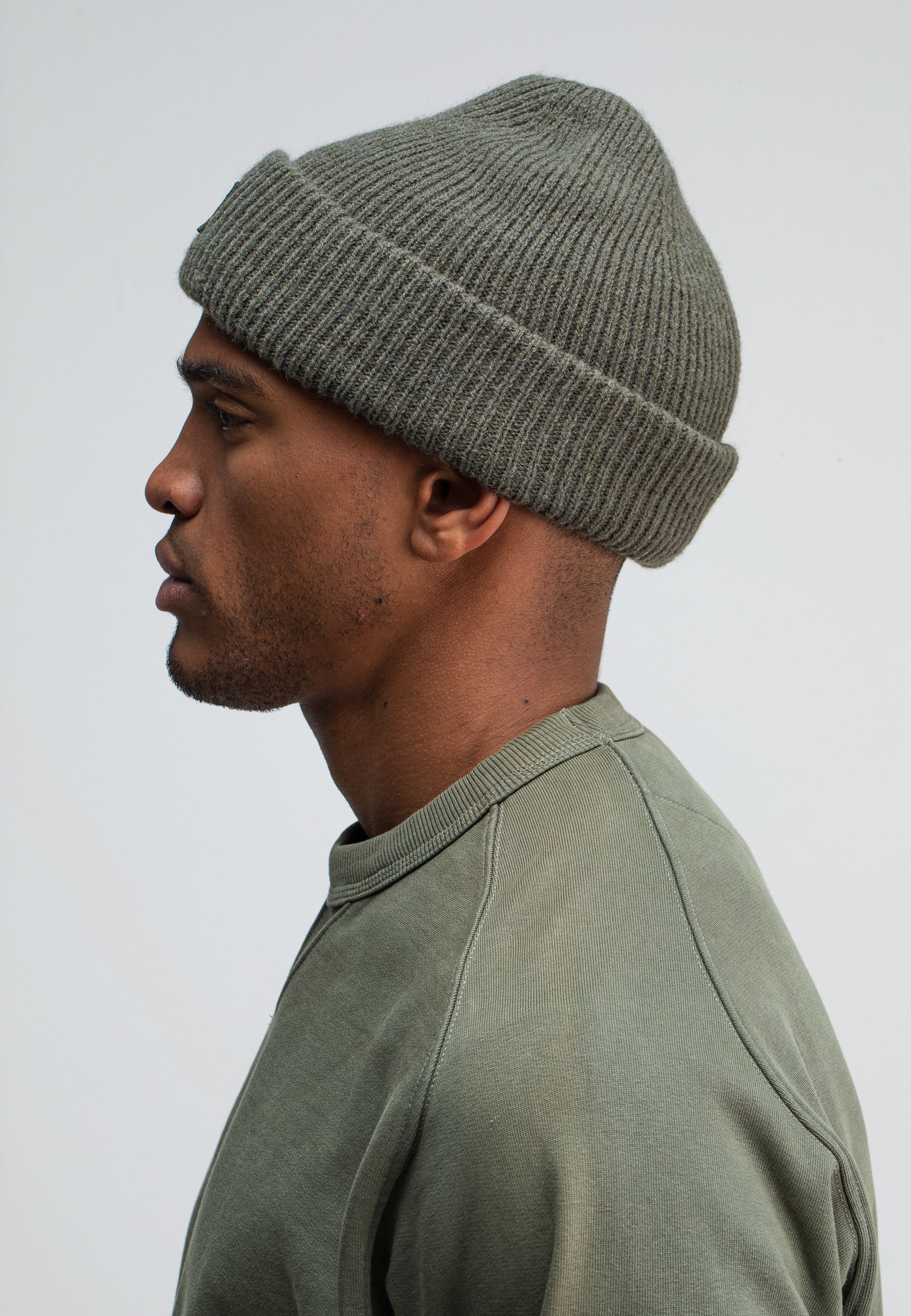 Butcher of blue Army Wool Hook Beanie