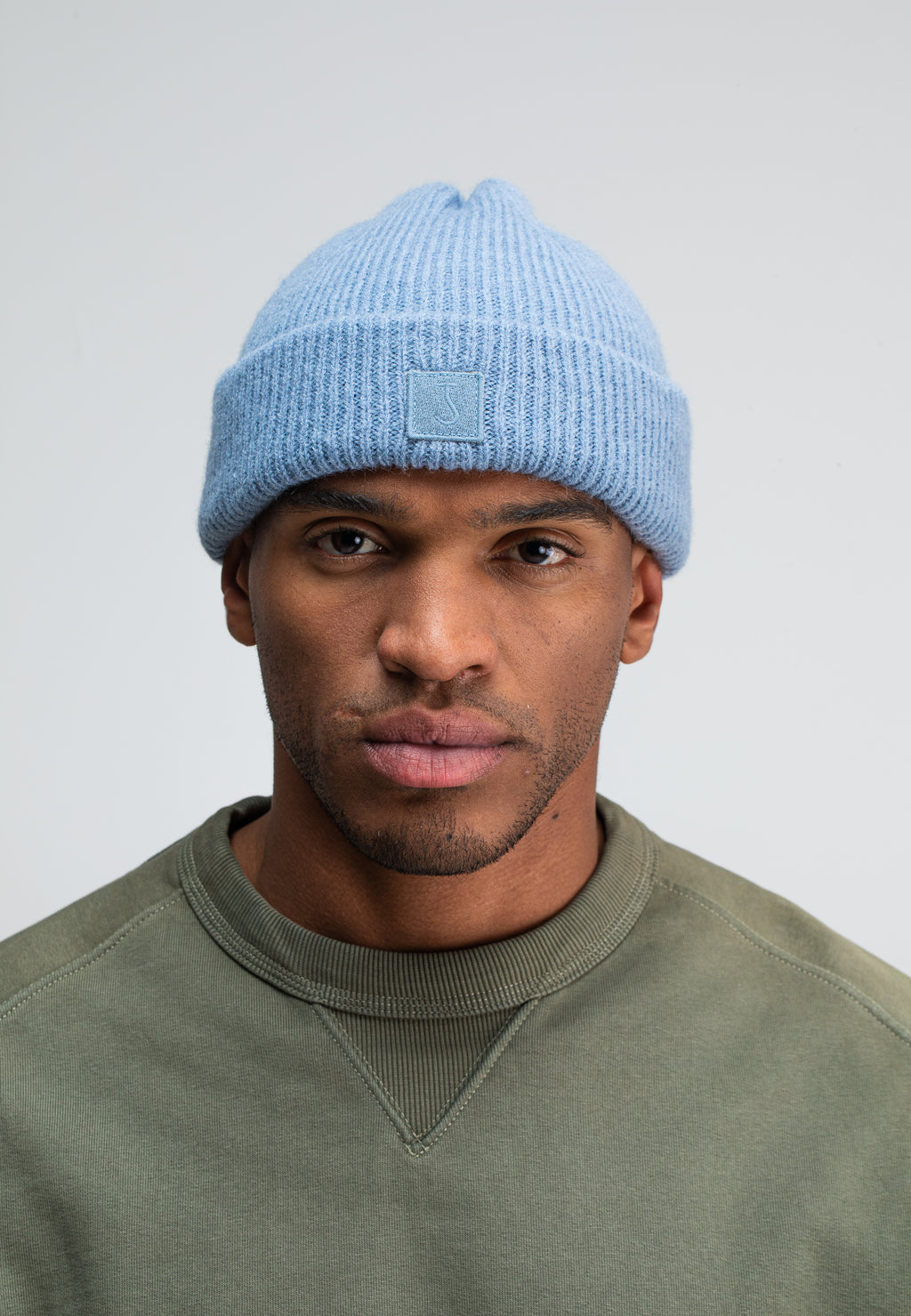 Butcher of blue Army Wool Hook Beanie