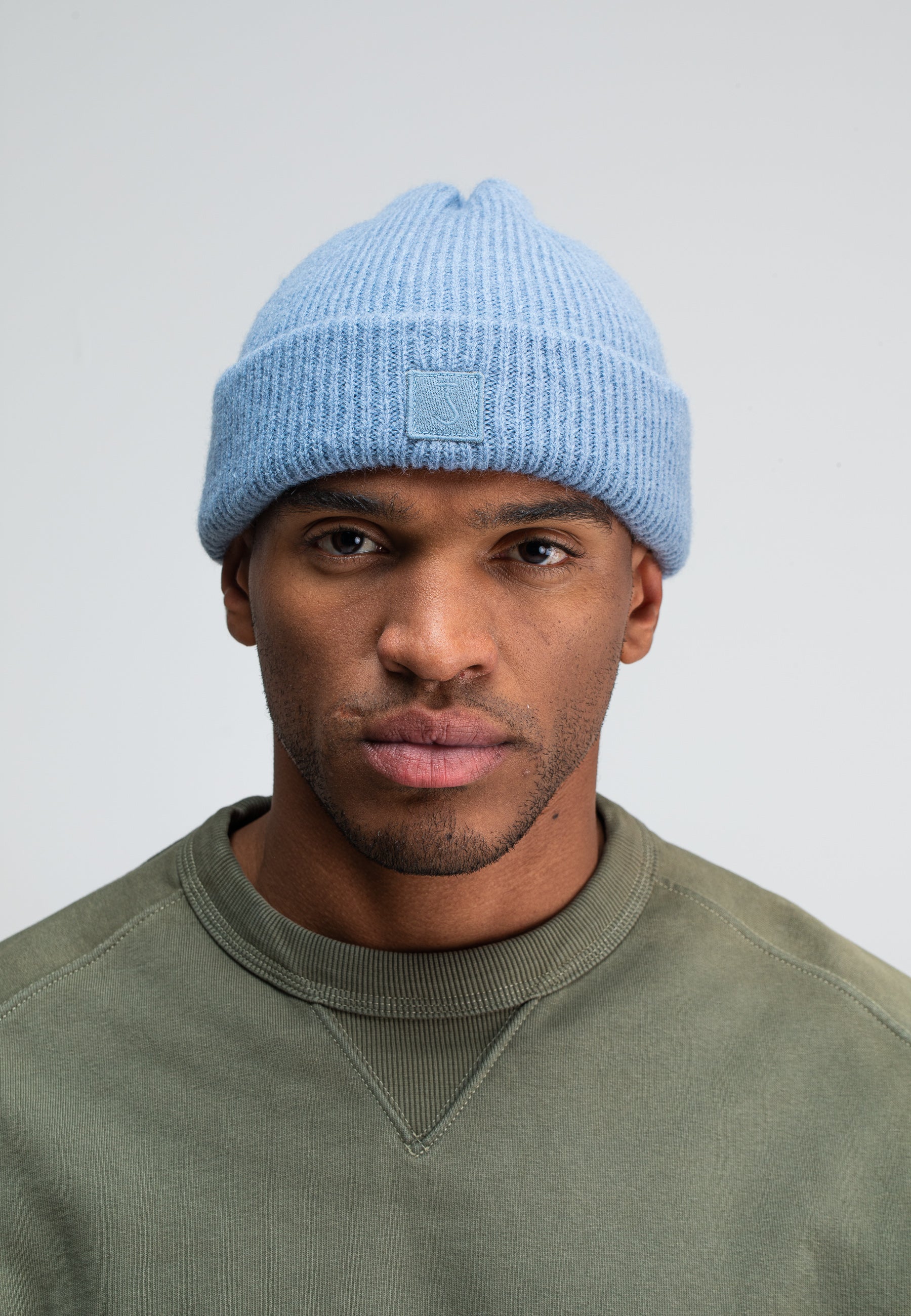 Butcher of blue Army Wool Hook Beanie