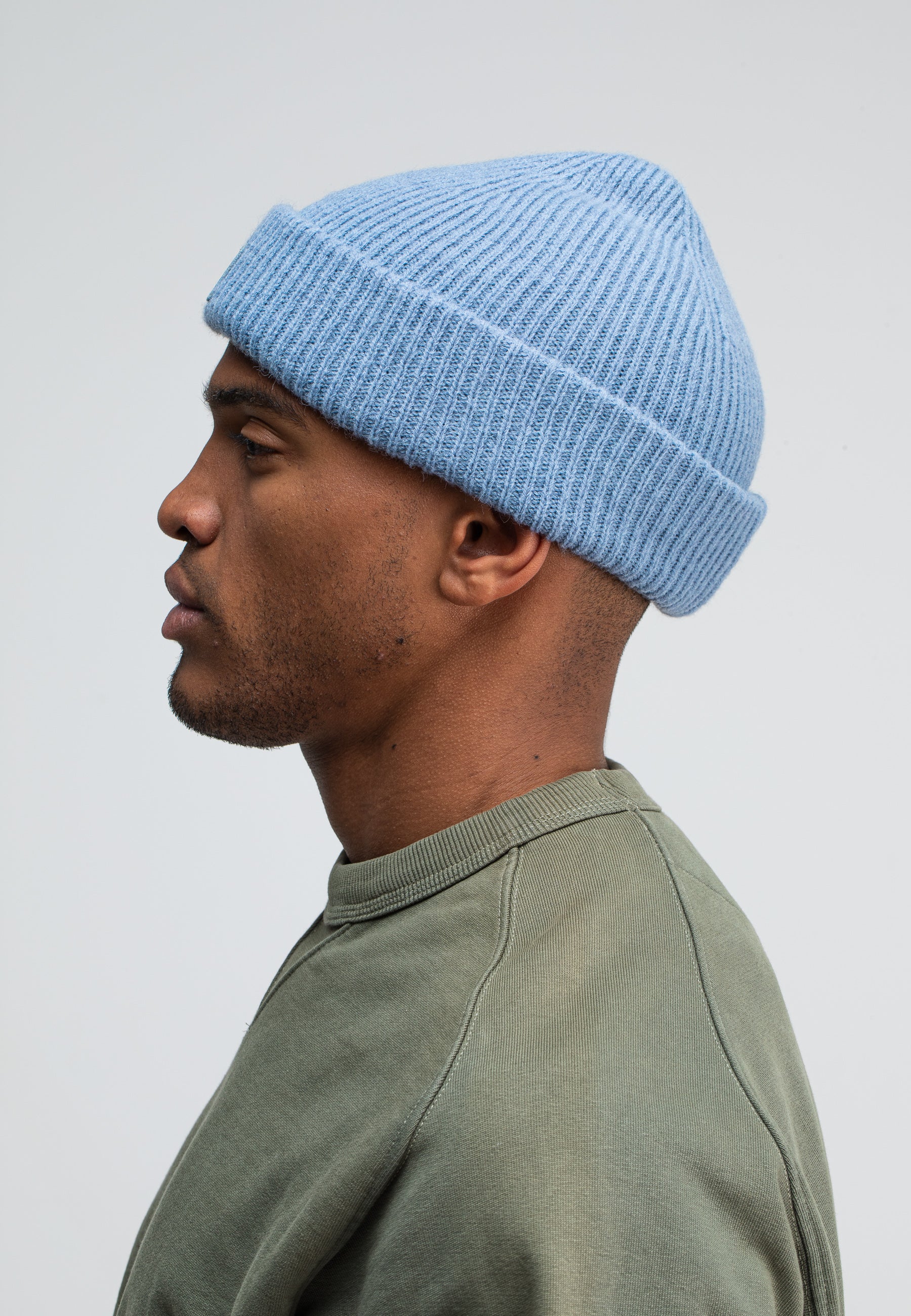 Butcher of blue Army Wool Hook Beanie