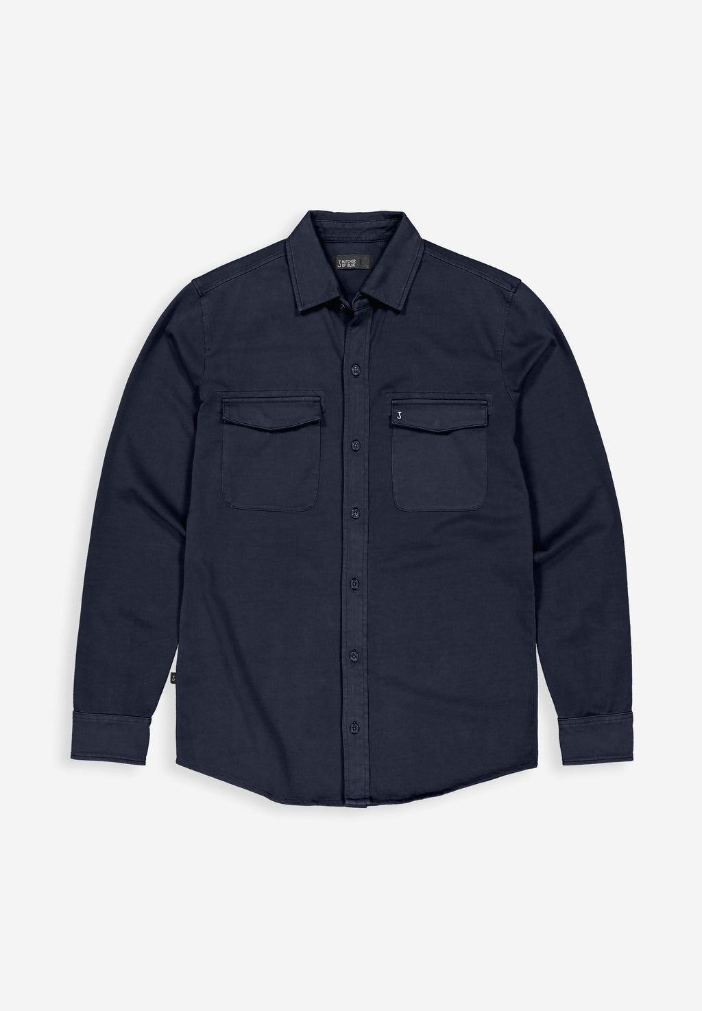 Butcher of blue Finn pocket jersey shirt