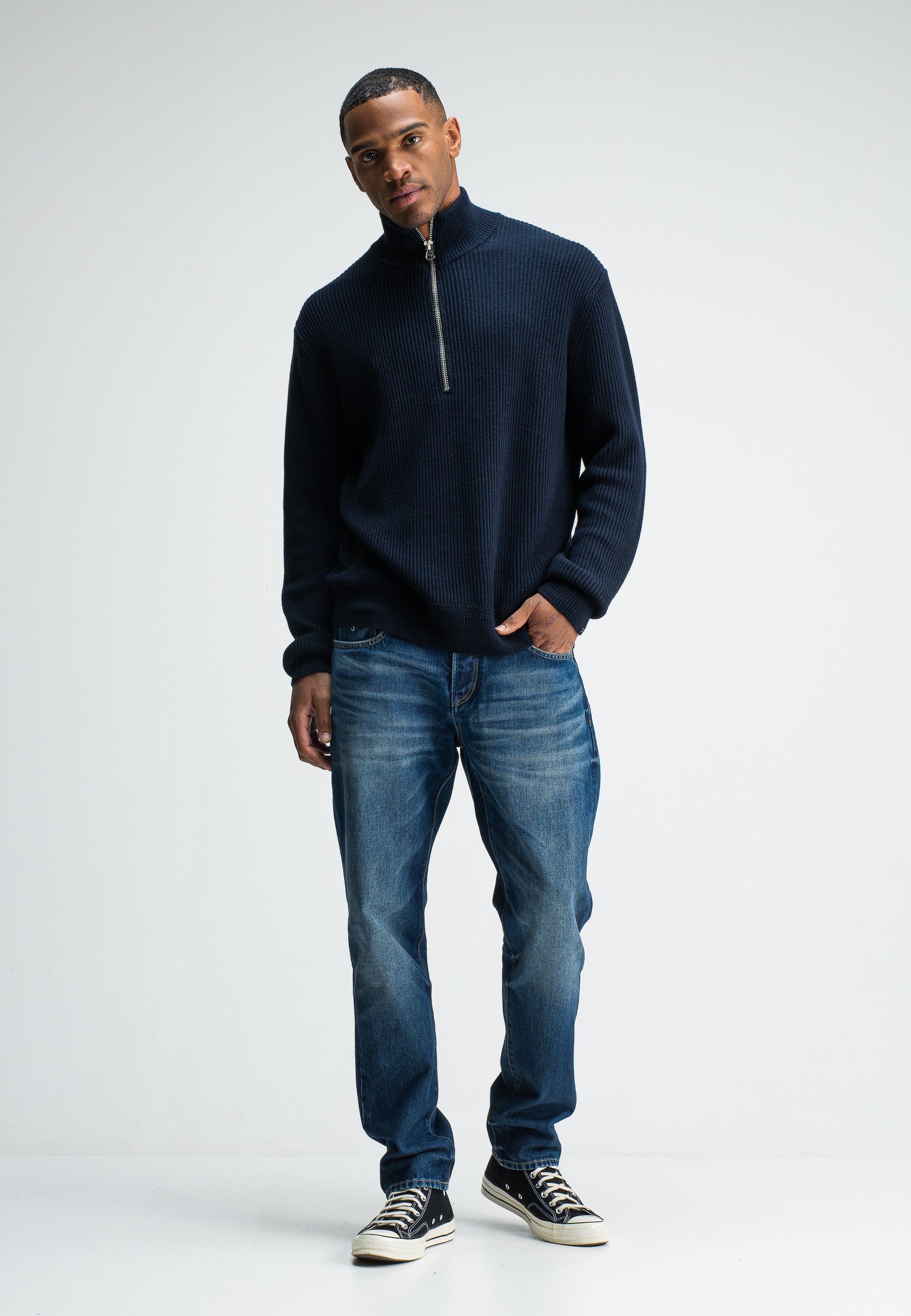 Butcher of blue Galway Half Zip