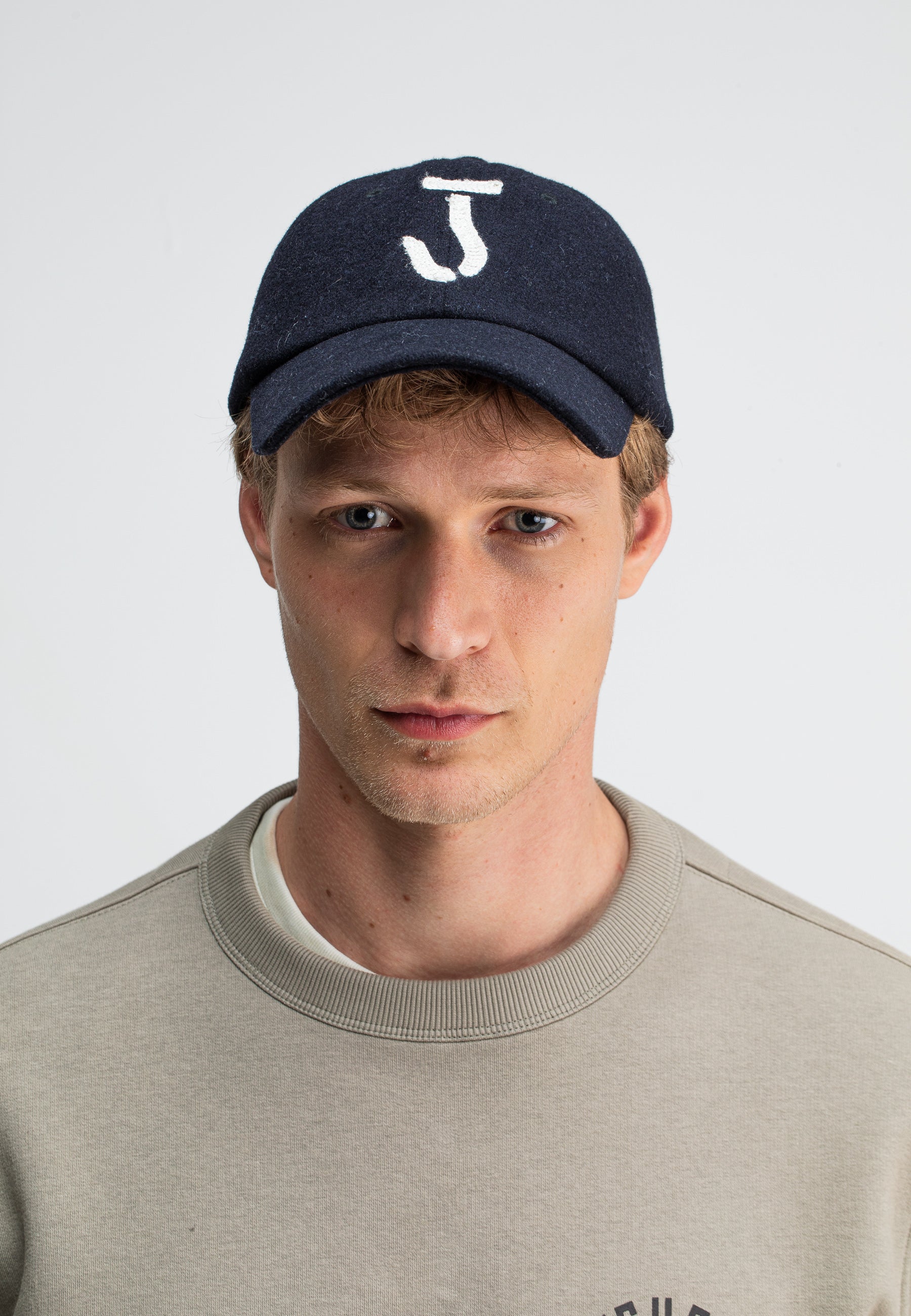 Butcher of blue wool hook cap