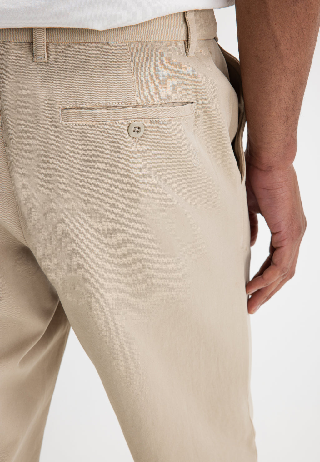 Butcher of blue Lennox straight twill trouser