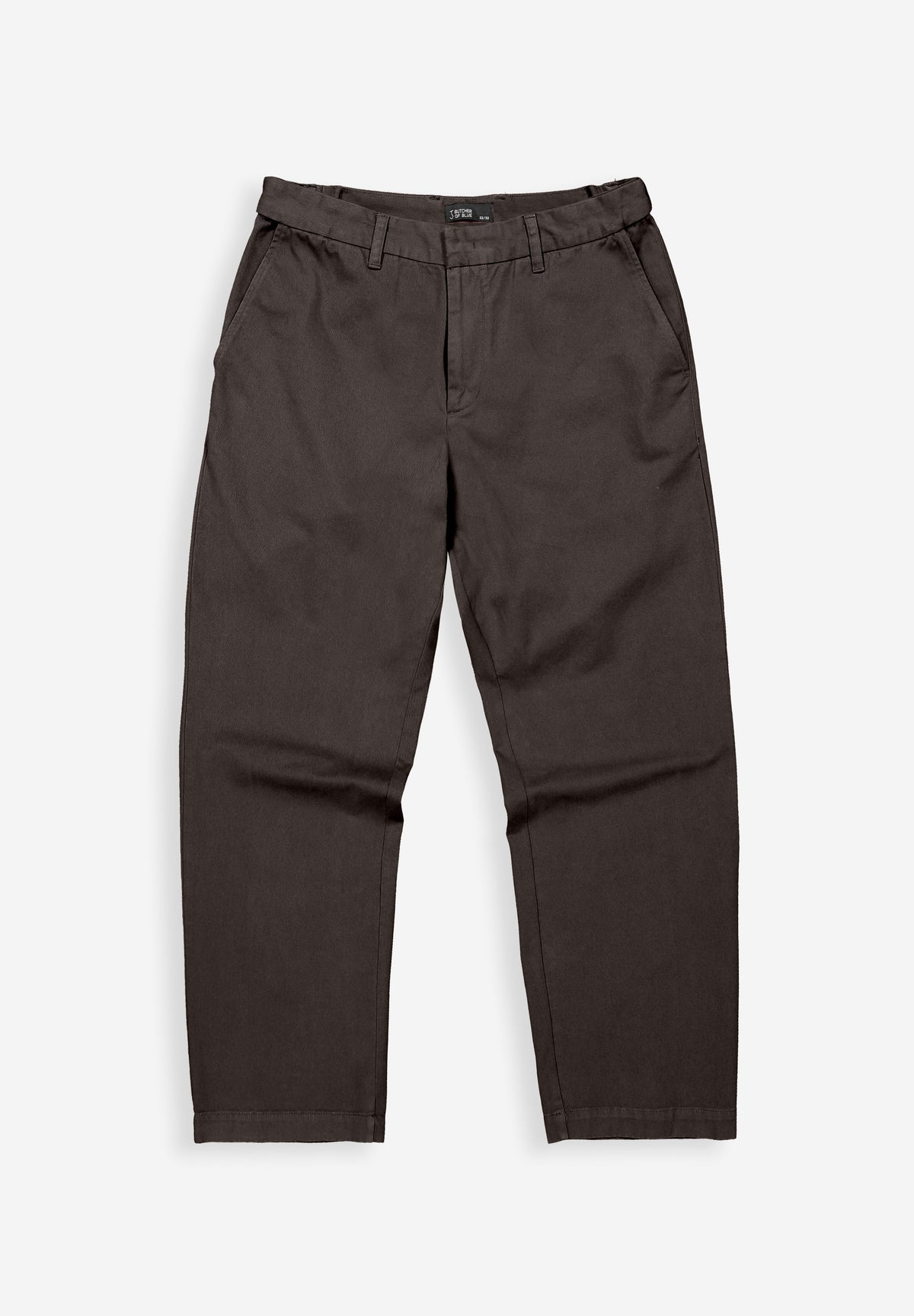 Butcher of blue Lennox straight twill trouser