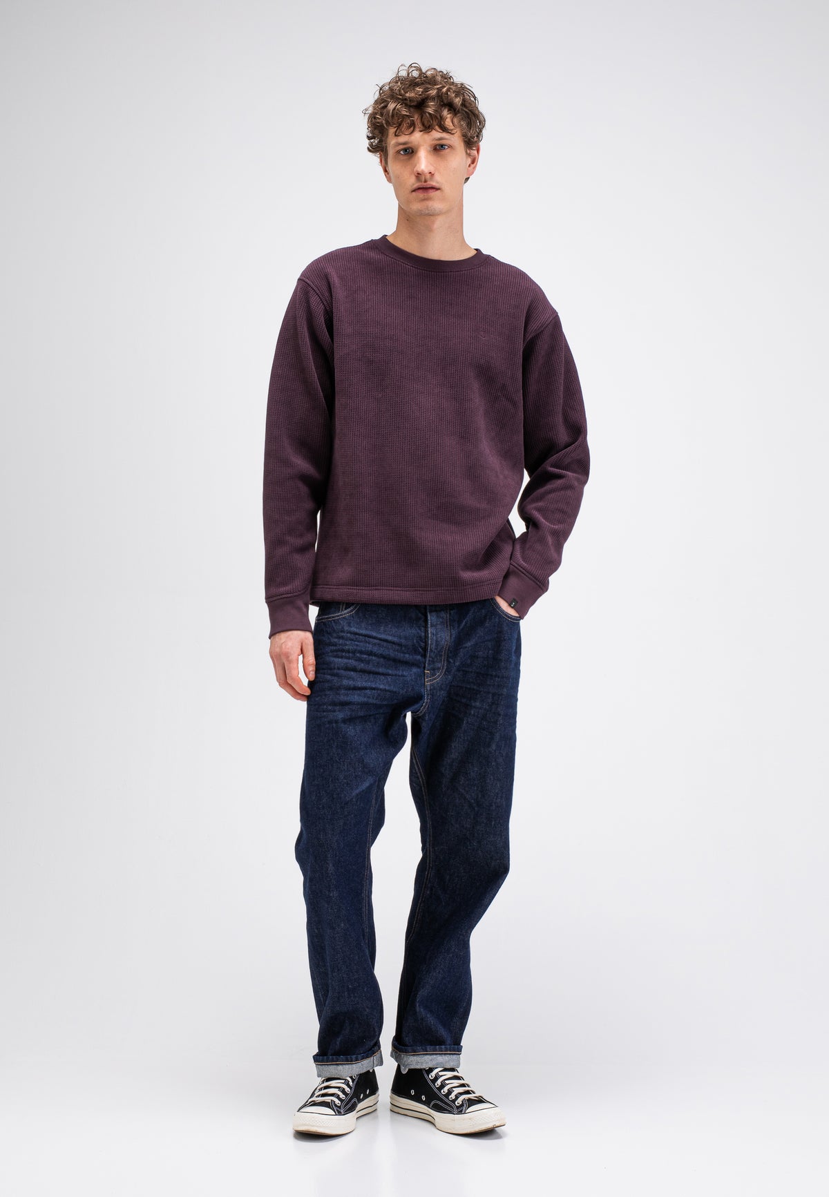 Bucther of blue Flux heavy waffle sweat