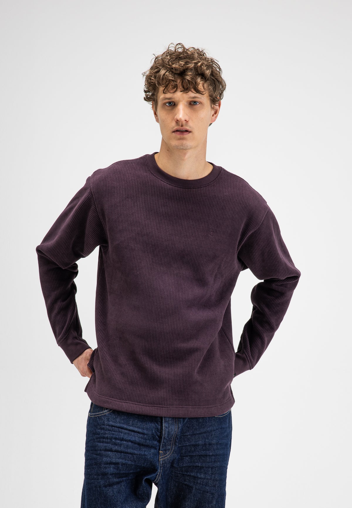 Bucther of blue Flux heavy waffle sweat