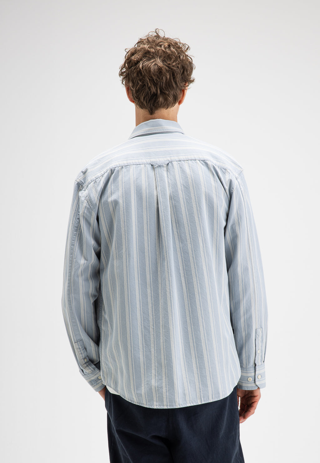 Butcher of blue Donnie multi stripe shirt