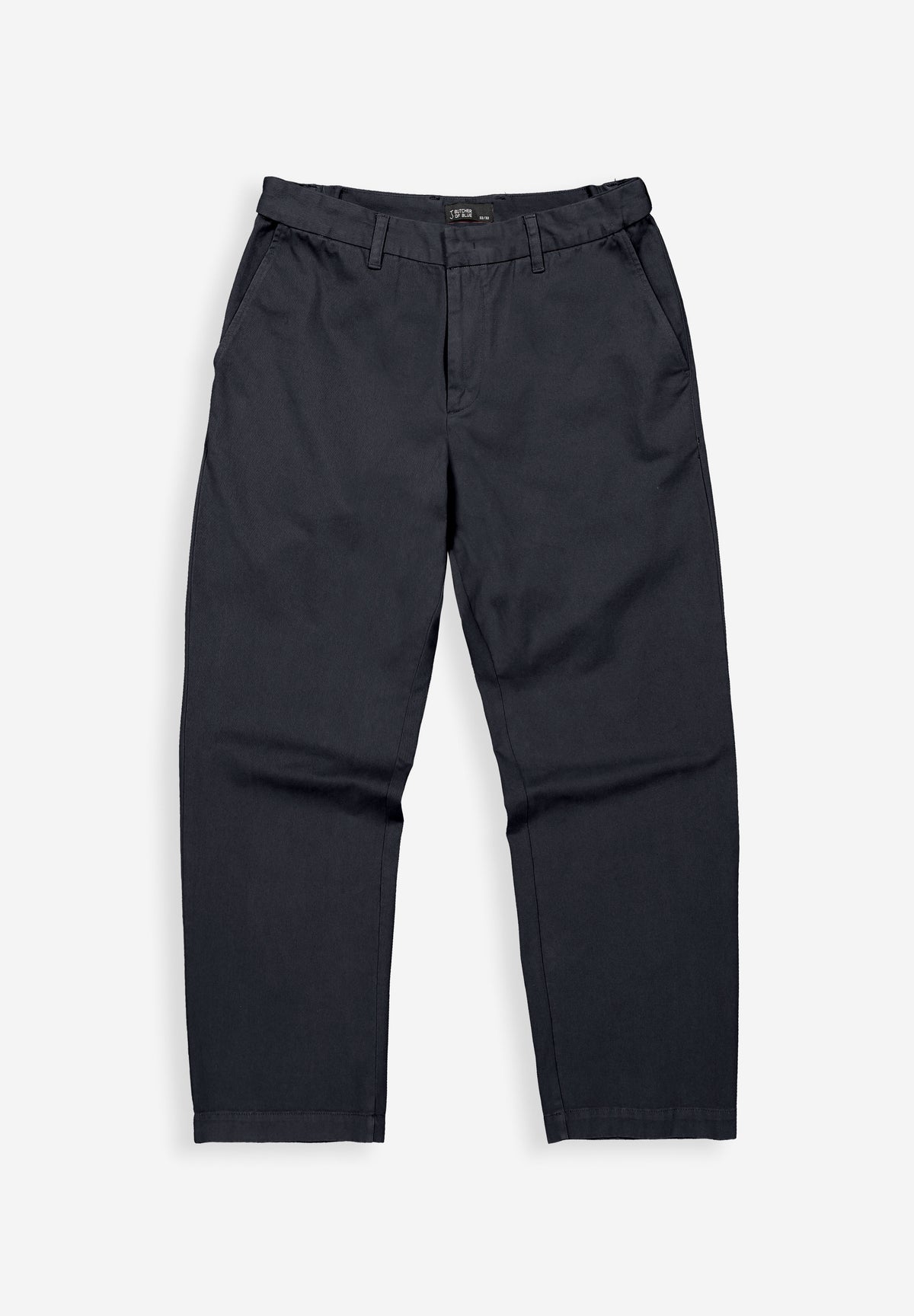 Butcher of blue Lennox straight twill trouser
