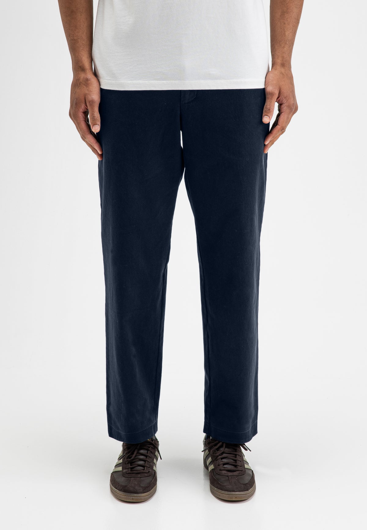 Butcher of blue Lennox straight twill trouser