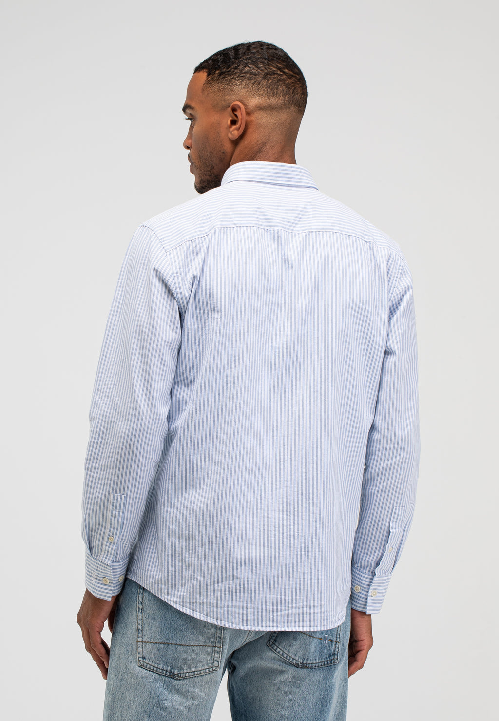 Butcher of blue Aidan stripe shirt