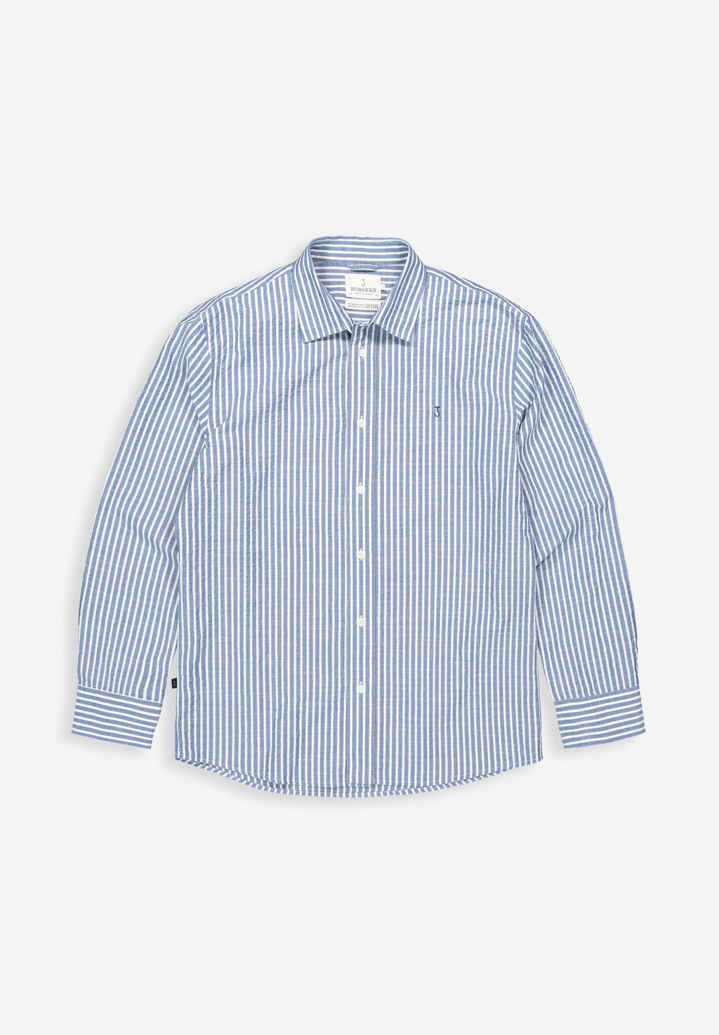 Bucther of blue neale stripe shirt