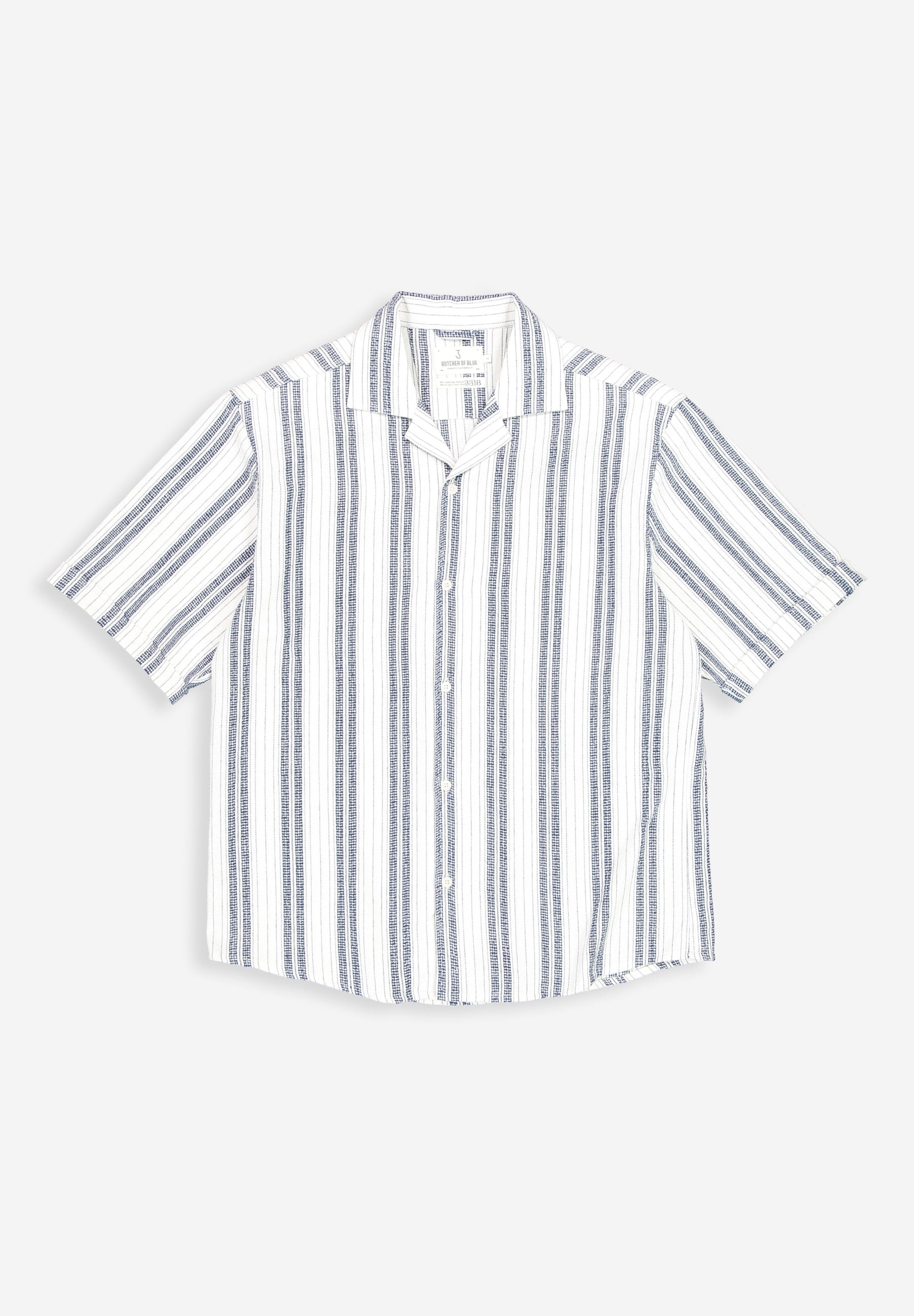 Butcher of blue Alex stripe shirt